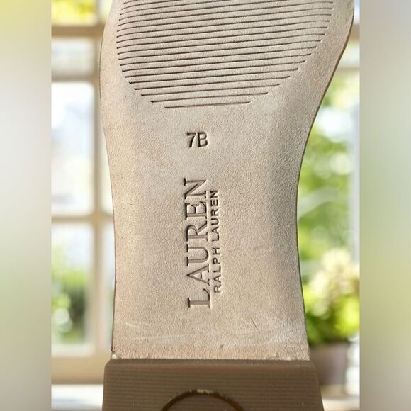 RALPH LAUREN Averi II floral Monogram Jacquard Loafer Flat Driving Shoe NEW - Picture 12 of 14